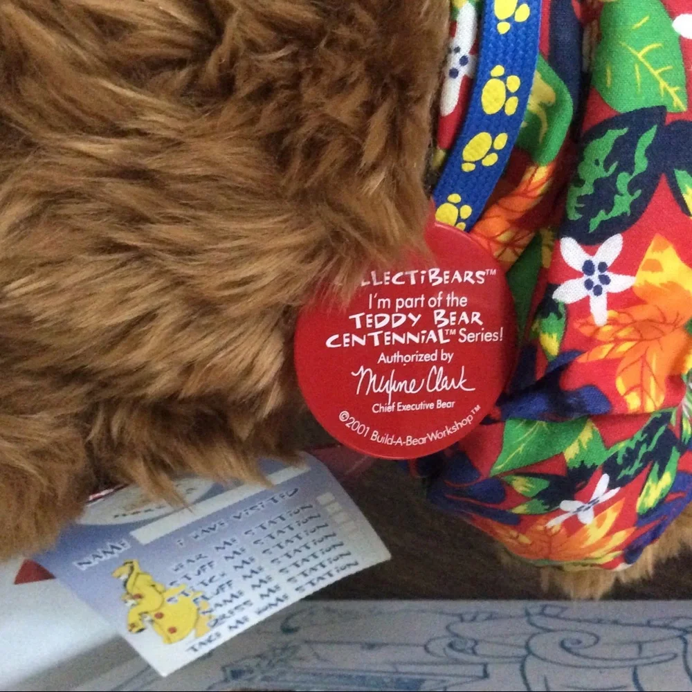 New Vintage Build A Bear Centennial Teddy Bear III Limited Edition